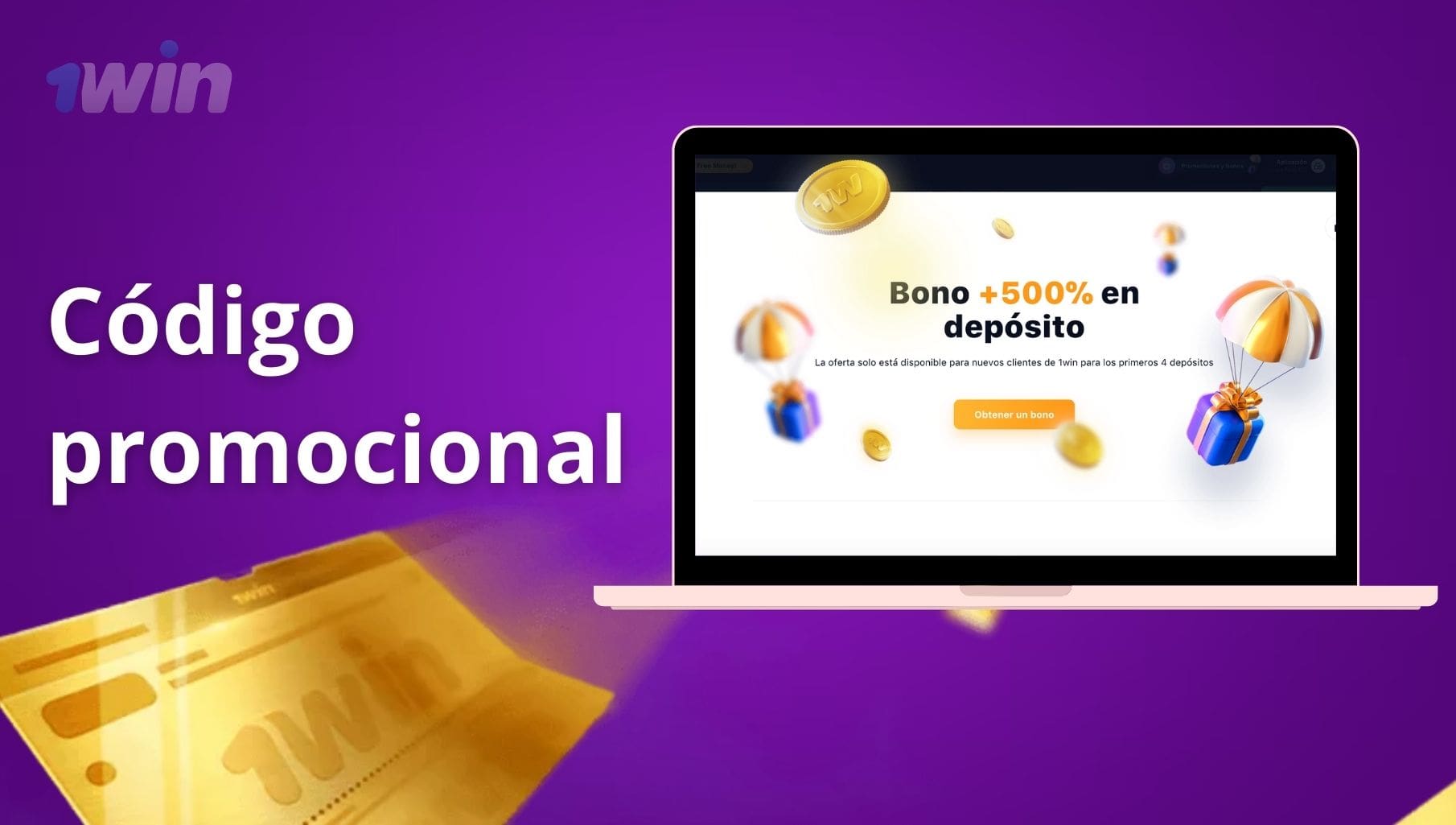 instrucciones sobre códigos de bonificación para apuestas y juegos de casino en 1win Colombia